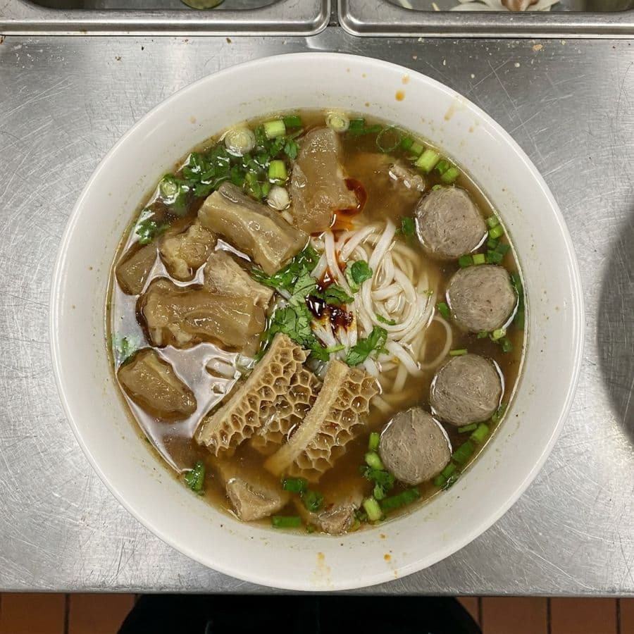 24. Tendon, Beef Tripe, and Beef Balls Noodle Soup