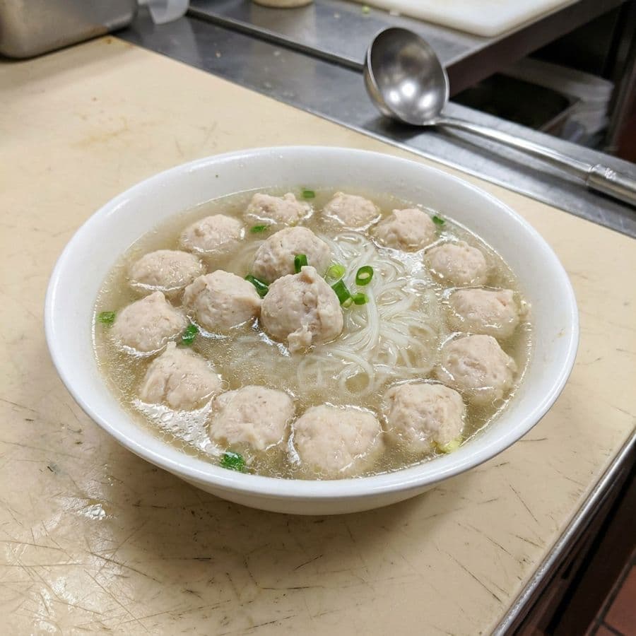 26. Chicken Balls Noodle Soup