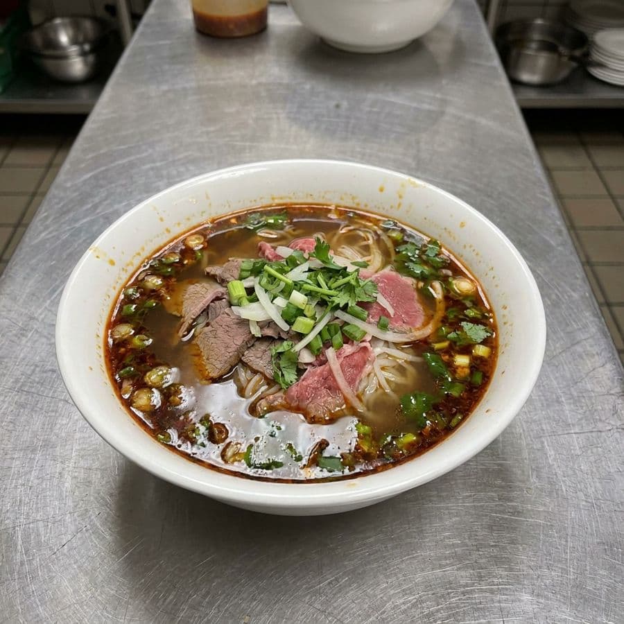 38. Rare Beef Spicy Noodle Soup